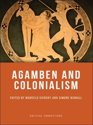 cover image of Agamben and Colonialism